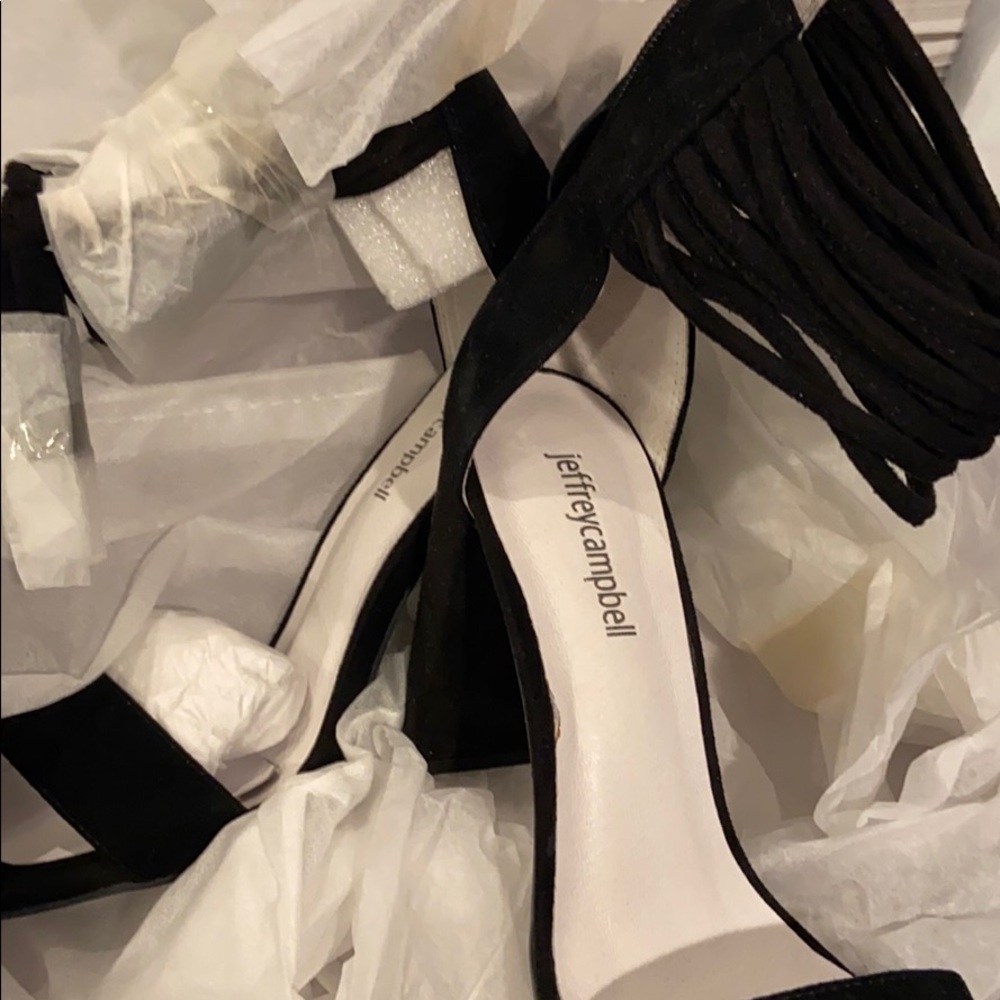 Jeffrey Campbell black block heels BRAND NEW - Picture 3 of 3